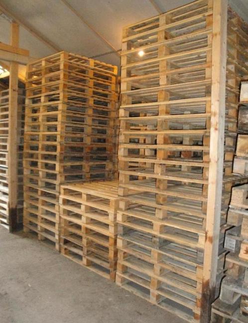 Europallets EPAL blokpallets kunststof halve blok pallets, Doe-het-zelf en Verbouw, Hout en Planken, Gebruikt, Pallet, Overige houtsoorten
