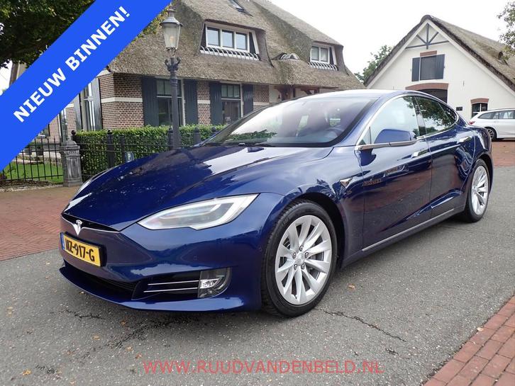 Tesla Model S 100D 87%SOH CCS LUCHTVERING NAVIGATIE / CAMERA, Auto's, Tesla, Bedrijf, Te koop, Model S, 4x4, ABS, Achteruitrijcamera