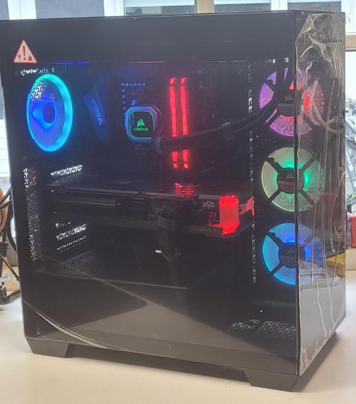 Refurbished Game PC Ryzen 7/RX 6800XT 16GB, Computers en Software, Desktop Pc's, Refurbished, 3 tot 4 Ghz, SSD, 32 GB, Met videokaart