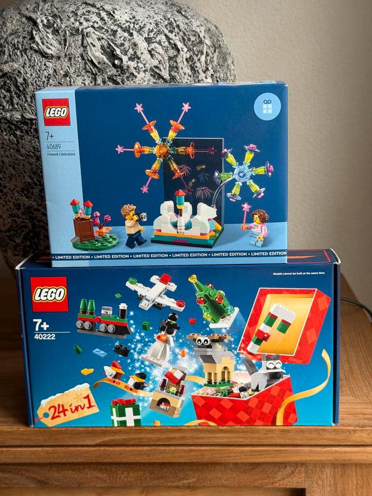 LEGO 40689 Vuurwerk & 40222 Adventskalender Nieuw, Kinderen en Baby's, Speelgoed | Duplo en Lego, Nieuw, Lego, Complete set, Ophalen of Verzenden