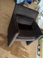 Ligne Roset Eetkamerstoelen - Antraciet met Streep, Ophalen of Verzenden, Zo goed als nieuw, Vier, Stof