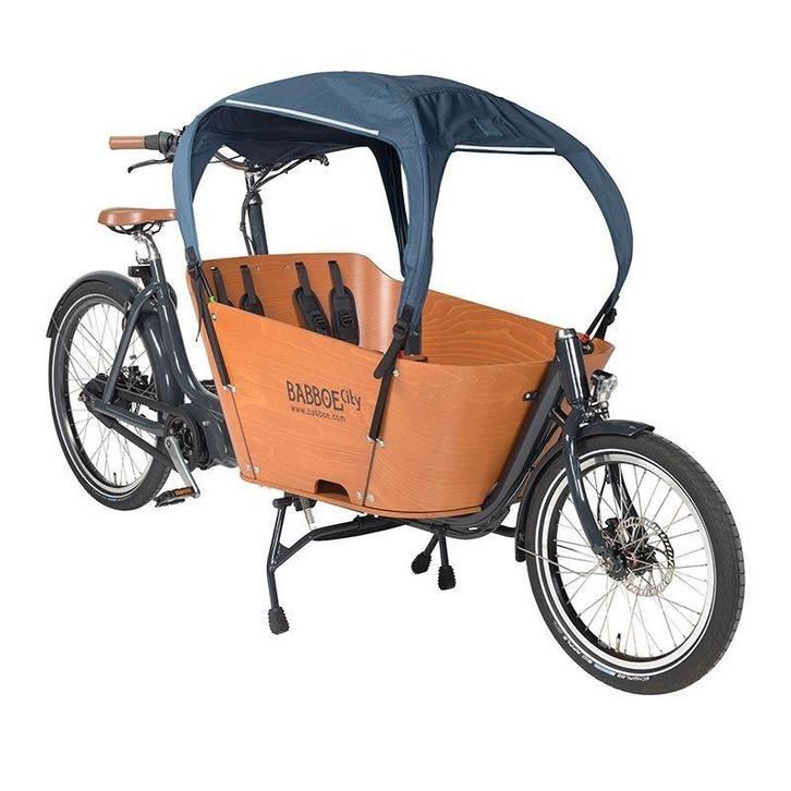 Babboe City bakfiets huif - zonnedak - regentent, Fietsen en Brommers, Fietsen | Bakfietsen, Zo goed als nieuw, Overige merken