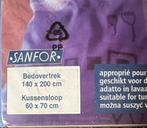 Omkeerbare Beddenlinnen van Sanfor - Nieuw!, Verzenden, Nieuw, Eenpersoons, Dekbedovertrek