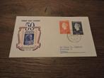 nederland fdc met adres e  voorloper, Postzegels en Munten, Verzenden, Beschreven, Nederland