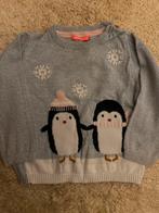 Hema Trui Pinguïns Maat 80, Kinderen en Baby's, Babykleding | Maat 80, Ophalen of Verzenden, Zo goed als nieuw, Jongetje, Truitje of Vestje
