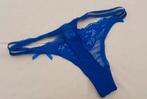 String Blauw te koop, Kleding | Dames, Ondergoed en Lingerie, Verzenden, Blauw, String