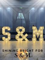 LICHTLETTERS VOOR BRUILOFTEN/FEESTEN (A-Z), Hobby en Vrije tijd, Feestartikelen | Verhuur, Ophalen, Nieuw, Geboorte of Huwelijk