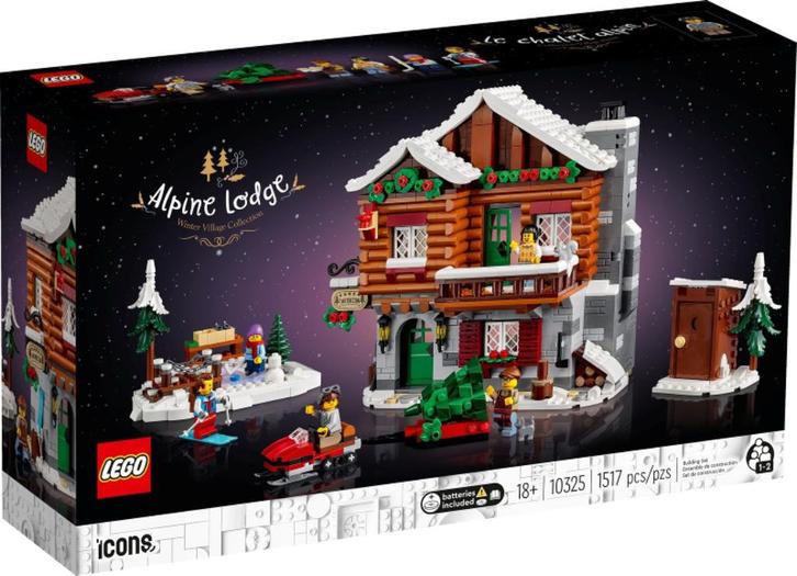 Lego 10325 Winter Alpine Lodge Kerst Skihut nieuw, Kinderen en Baby's, Speelgoed | Duplo en Lego, Nieuw, Lego, Complete set, Verzenden