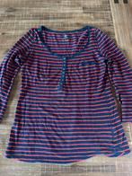Blauw/rood gestreept shirt met lange mouw maat 40, Maat 38/40 (M), Atmosphere, Ophalen of Verzenden, Zo goed als nieuw