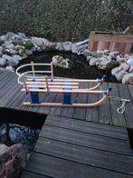 Houten slee voor kinderen of volwassenen, Tuin en Terras, Hangmatten, Gebruikt, Verzenden, Meerpersoons, Inklapbaar