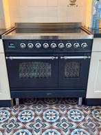 Inductie Boretti Fornuis Antraciet, Witgoed en Apparatuur, Fornuizen, Ophalen, Warmhoudplaat, 60 cm of meer, Zo goed als nieuw