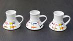 Koffiemok (3x) met scheepsvlaggen (230823), Huis en Inrichting, Keuken | Servies, Ophalen of Verzenden, Zo goed als nieuw, Overige stijlen