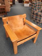 Vintage Stoel Karing Mobring IKEA 1977 - Estafette St. Anna, Huis en Inrichting, Ophalen, Gebruikt, Bruin, Hout