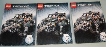 Lego Technic Boekjes 8297 9398 42065 42095 42098 42109 beschikbaar voor biedingen