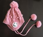 Roze muts met smiley, Muts, Ophalen, Maat 38/40 (M), Merkloos
