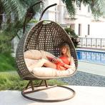 eenmalig 200€ extra korting op bruine hangstoel, Tuin en Terras, Ophalen of Verzenden, Nieuw