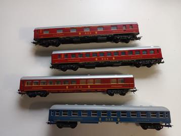 Lima rijtuigen 4 x , gebruikt maar compleet beschikbaar voor biedingen