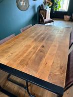 Eettafel Britt Mango incl. Stoelen., Huis en Inrichting, Ophalen, Overige materialen, 100 tot 150 cm, Vierkant