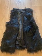 NIEUW: zwart bont gilet maat 34 (xs/s), Ophalen of Verzenden, Nieuw, Maat 34 (XS) of kleiner, Zwart