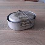 Zeldzame India-pattern eetblikken KNIL, Verzamelen, Ophalen of Verzenden, Landmacht, Engeland, Embleem of Badge