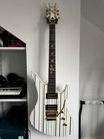 Schecter Synyster Gates White & Gold, Muziek en Instrumenten, Overige merken, Solid body, Gebruikt, Ophalen