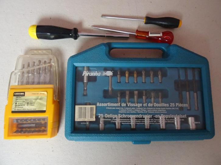 DOPSLEUTELSET+BORENSET, Doe-het-zelf en Verbouw, Gereedschap | Handgereedschap, Nieuw, Ophalen of Verzenden