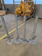 4x Stempel voor Steiger, Doe-het-zelf en Verbouw, Steigers, Ophalen, Gebruikt, Overige typen, Onbekend