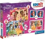 Edukit 4 in 1 Princess Puzzel, Ophalen of Verzenden, Meer dan 50 stukjes, Nieuw, 2 tot 4 jaar