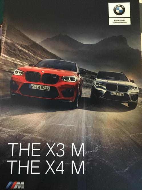 2x BMW X3 brochures/folders: X3 M & X4 M 2019/2020 + X3 2011, Boeken, Auto's | Folders en Tijdschriften, Zo goed als nieuw, BMW