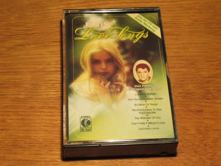 Elvis Presley - Elvis' Love Songs cassettebandje, uitg. 1979, Cd's en Dvd's, Cassettebandjes, Zo goed als nieuw, Origineel, Pop