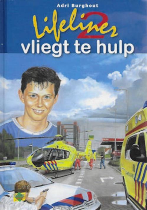 Adri Burghout: Lifeliner 2 vliegt te hulp (deel 1), Boeken, Kinderboeken | Jeugd | 10 tot 12 jaar, Gelezen, Ophalen of Verzenden