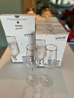 AH Vivo Limited Edition Champagne Glazen - 10 Stuks, Huis en Inrichting, Keuken | Servies, Ophalen, Glas of Glazen, Effen, Glas