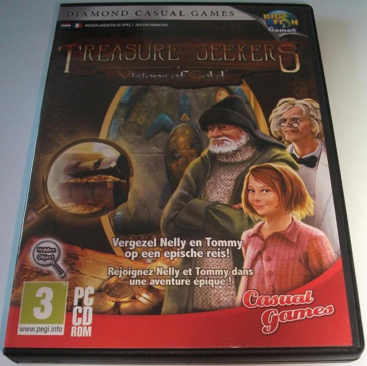 PC Game *** TREASURE SEEKERS I *** Big Fish, Spelcomputers en Games, Games | Pc, Zo goed als nieuw, Puzzel en Educatief, 1 speler