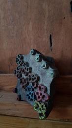 antieke houten batikstempel, Ophalen
