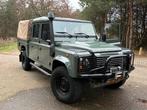 Land Rover Defender 130 crew cab s, Auto's, Euro 5, Stof, Land Rover, Zwart