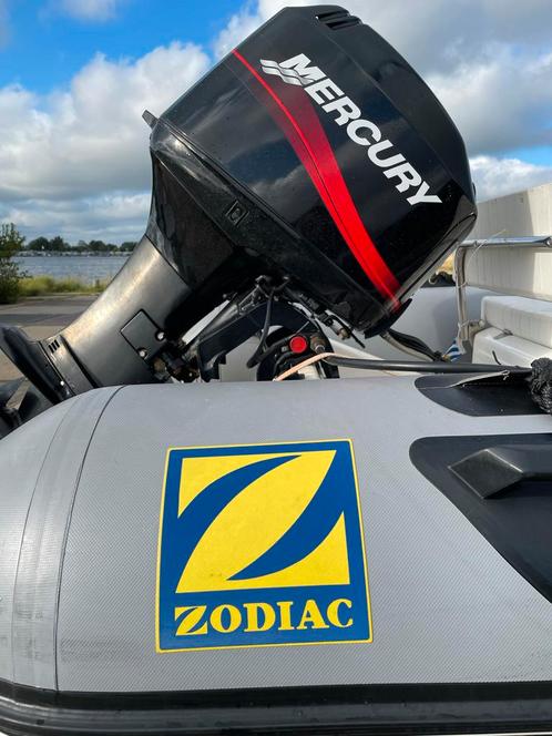Zodiac Pro 7 man - RIB met Mercury 50 PK – Instapklaar!, Watersport en Boten, Rubberboten, Gebruikt, Zodiac, Overige materialen
