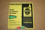 Parkeerschijf - Lexington Cigarettes - 1963 !!, Verzamelen, Ophalen of Verzenden, Gebruikt, Overige typen