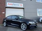 Audi A3 Limousine 1.5 TFSI! 2X S-line! Dealer Onderhouden!, 4 cilinders, 150 pk, Leder en Stof, Zwart