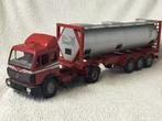 Mercedes vrachtwagen met silo container trailer, Hobby en Vrije tijd, Modelauto's | 1:50, Ophalen of Verzenden, Zo goed als nieuw