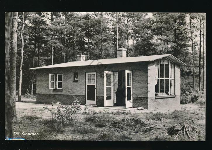 Emst - Vakantieoord- Theehuis Schaveren - De Klaproos, Verzamelen, Ansichtkaarten | Nederland, Gelopen, Gelderland, 1940 tot 1960