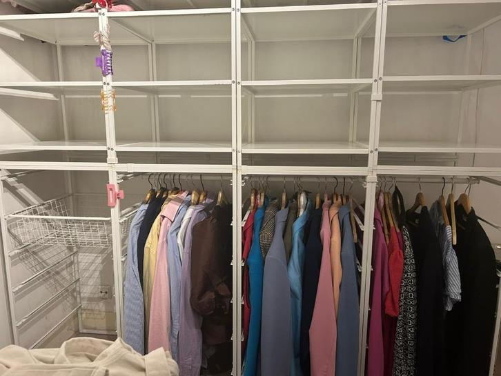 Kledingkast Ikea Jonaxel, Huis en Inrichting, Kasten | Kledingkasten, Zo goed als nieuw, 150 tot 200 cm, 100 tot 150 cm, 50 tot 75 cm