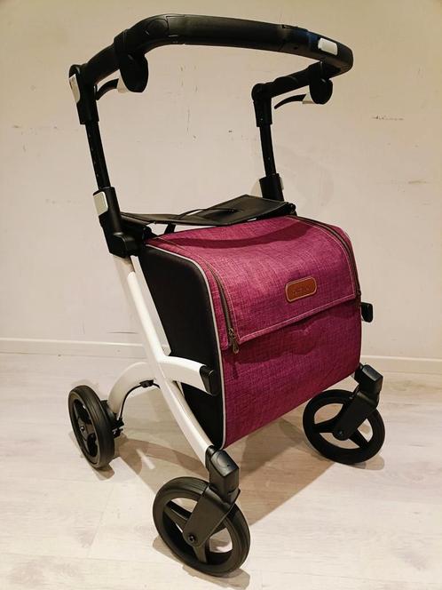 Rollz flex rollator en trolley inéén incl Servicebeurt ZGAN., Diversen, Rollators, Zo goed als nieuw, Lichtgewicht, Opvouwbaar