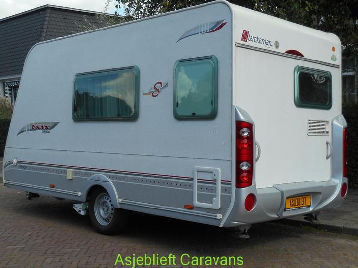 Sterckeman Evolution Comfort 420 CP 2012 Mover Voortent, Caravans en Kamperen, Caravans, Particulier, tot en met 4, 1000 - 1250 kg