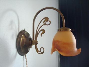 Franse Art Nouveau Wandlamp beschikbaar voor biedingen