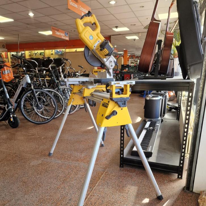 DeWalt DWS774 SET Afkortzaag XPS + DE7033 Onderstel | Set, Doe-het-zelf en Verbouw, Gereedschap | Zaagmachines, Zo goed als nieuw