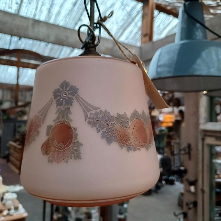 Art nouveau style lamp/lampje/hanglamp, Antiek en Kunst, Curiosa en Brocante, Ophalen