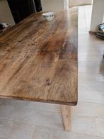 Teak eettafel 265x120x80cm, Huis en Inrichting, Tafels | Eettafels, Ophalen, 200 cm of meer, 50 tot 100 cm, Zo goed als nieuw