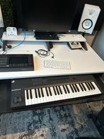 Studio Bureau met 19 inch racks en keyboard lade, Muziek en Instrumenten, Ophalen, Gebruikt