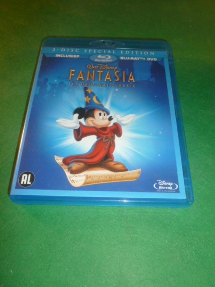 FANTASIA  The original classic Walt Disney  Blu-ray, Cd's en Dvd's, Blu-ray, Zo goed als nieuw, Tekenfilms en Animatie, Verzenden