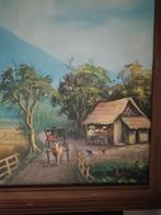 Schilderij Indonesië op doek, Ophalen